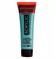 Talens Amsterdam akriliniai dažai 20ml 661 Turquoise žalias