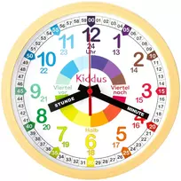 Bez Marki Kiddus Laikrodis ścienny vaikams 20CM Z ćwiczeniami do nauki czytania godzi