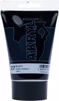 Renesans A'kryl Akriliniai Dažai 100ml - Juodi