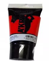 Renesans A'kryl 100ml Akriliniai Dažai - Blizganti Raudona