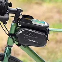 Bez Marki Vandeniui atspari dviračio rankinė su telefono laikikliu (iki 7,2")