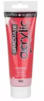 Akriliniai dažai Daler-Rowney Graduate 120 ml tamsiai raudona