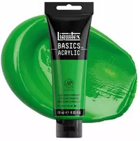 Akriliniai dažai Liquitex Basics 118ml, šviesiai žali