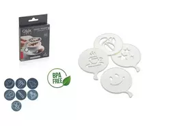 Qlux KAVOS PUTOS DEKORACIJOS ŠABLONAS 4Vnt. L-00166 1CS