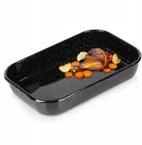 Orion Kepimo skarda 38X24,5X7CM 4,8L JUODAI EMELIUOTA PLIENINĖ VIRTUVĖ KEPIMUI