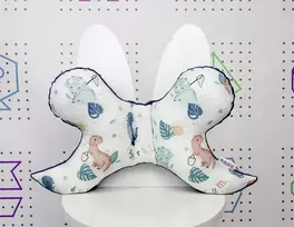 Bez Marki ANTI-SHOCK BUTTERFLY PAGALVĖ Dino Dream Baltas