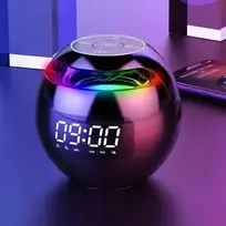 Bez Marki Radijas KUCHENNE BLUETOOTH PRZENOŚNE LED ANTENA FM USB SD ZEGAR BUDZIK