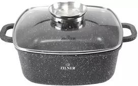 Zilner Kepimo puodas troškinimui, kepimui, marmuriniam kepimui 26x26cm / 5,5L