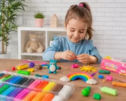 7 Toys Kolorow Putų plastilinas Lengvas plastilinas 36 spalvos
