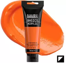 Akriliniai dažai Liquitex Basics 118ml, oranžinė
