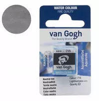 Van Gogh akvareliniai dažai pusiau dėžutė 715 Neutral Tint