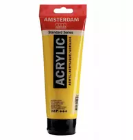 Akrilinė dažai tūbelėje - Šviesiai geltona - 268 - Amsterdamo - 250ml