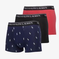 Bokserki Ralph Lauren Classic Trunk 3-Pack Black - Dydis M (714830299225 Šortai)