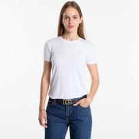 Guess Jeans New Ss Cn Mini Logo Tee Pure White - Dydis XS (W6YI12K3751-G011 Marškinėliai)