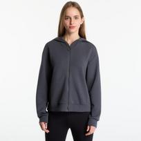 EA7 Emporio Armani Train Precious Wmns Hoodie Fz Asphalt - Dydis S (7W001425AF24375U8117 Džemperiai)
