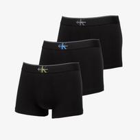 Bokserki Calvin Klein Trunk 3-Pack Black - Dydis M (LV00NB4472 GUV Šortai)