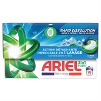 ARIEL 3in1 Alpine skalbimo kapsulės, 19 vnt.