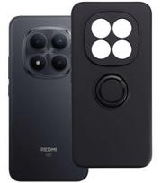 Juodas dėklas Xiaomi Redmi Note 15 Pro Plus 5G telefonui "Ring Case"