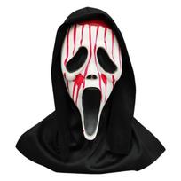 Kruvina Klyksmo Kaukė Su Gobtuvu Ghostface Universalus Dydis