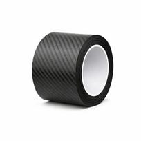 3D anglies pluošto lipni juosta automobiliui, juoda, 2 vnt.