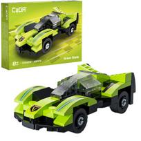 CaDA konstruktoriaus rinkinys „Green Blade“ automobilis, 68 dalių, uniwersalny