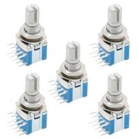5 x Rs1010 2 kontaktų 3 padėčių 15mm jungiklis Dc 16v 0.1a