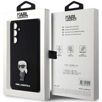 Karl Lagerfeld "Silicone Iconic Metal Pin Galaxy S23 FE" Black
