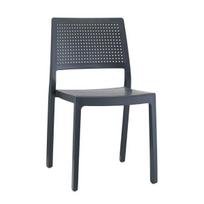 Sodo kėdė Emi SCAB Design, juoda, plastikinė
