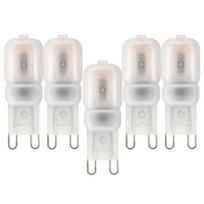 G9 LED lemputės – 2W, šilta balta, G9 pagrindas, 5vnt
