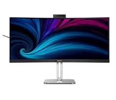 PHILIPS 6000 Series - 34 inch Curved - UltraWide Quad HD VA LED Monitor - 3440x1440 - Thunderbolt 4 - HAS / RJ45 / Webcam