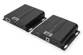 Digitus 4K HDMI Extender Set over IP/CAT 5 - 6 (120 m) complete PoE powered - UHD 4K@30Hz