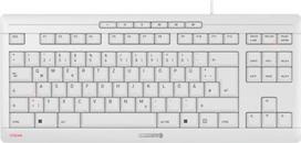 Cherry STREAM TKL - Keyboard - Corded - QWERTZ - Pale Gray