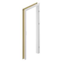 Durų stakta Porta Doors Hydro Protect, 210 cm x 80 cm x 4 cm, kairinė, balta sp.