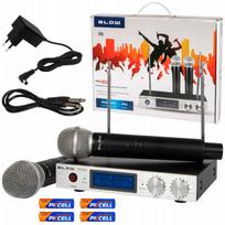 PROFESIONALUS MIKROFONAS 2vnt VHF IMTUVAS 6.3 JACK 50m KONFERENCIJAI, PASIRODYMUI