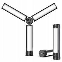 Šviestuvas su 3 LED panelėmis ir IR nuotolinio valdymo pulteliu SEAJIC Oth-AB502 8W AKU 2850 mAh