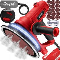 Delphi tools gipso šlifuoklis sienų, lubų ir tinko lyginimui su LED apšvietimu ir maišeliu 180 mm
