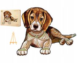 Medinė dėlionė suaugusiems Pasjo24, Beagle, 263 detalės, medinėje dėžutėje