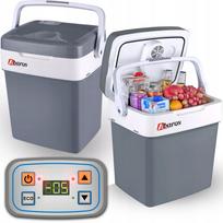 Nešiojamasis kelioninis šaldytuvas AbarQs IB-32I+ 30L su ECO funkcija, 12V/230V, USB