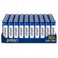 Polion AA (LR6) šarminės baterijos, 50 vnt., 1.5V