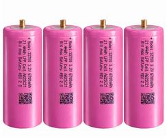 LiFePO4 32700 6700mAh 3.2V LFP elementas 21.44Wh akumuliatorius 4 vienetai