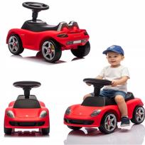 Coil Porsche raudonas vaikiškas važinėjamas automobilis su muzika