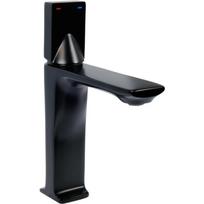 Fala praustuvo maišytuvas NOIR 2 75885, 22.5cm, 16.5cm, 15.2cm, 1 anga, žalvaris, juodas, vienos svirties, CORUNDox, NANOcave