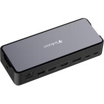 Verbatim USB-C Pro dokinimo stotis 32174, 15 prievadų, 256GB SSD, HDMI, DisplayPort, RJ-45, USB-A, USB-C, SD, microSD, audio