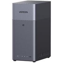 Ugreen NAS DH2300 95998, 4GB, 60 TB, 4 skyriai, 1x 1GbE, 1x HDMI, 2x USB-A, 1x USB-C, Mini bokštas, DLNA, RAID, AI, pilkas