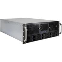 Inter-Tech 4U-4408L 88887427, serverio korpusas, 4U, 8x 2,5" arba 3,5" hot-swap, 1x 2,5" galinė, 11x plėtimo lizdai