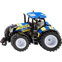 Siku FARMER New Holland Police Traktorius 3297, metalinis korpusas, įstiklinta kabina, atidaromas variklio dangtis