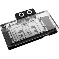Alphacool Core RX 9070 XT Steel Legend 14806, GPU vandens aušintuvas, permatomas/chromas, aRGB, varis, aliuminis, akrilas