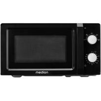 Medion Mikrobangų krosnelė MD11475 50076264, 700W, 20L, 5 galios lygiai, 30 min laikmatis, atšildymas, 2 rankenėlės, juoda