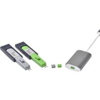 Smartkeeper HDMI prievado užraktas HMD04PKGN, 13,9mm x 4,5mm x 7mm, 4 vnt, 1 raktas, žalias, Mini serija, PC sistema