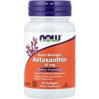 NOW Foods, Papildomo stiprumo astaksantinas, 10 mg, 30 minkštųjų gelių